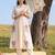 Women Floral Embroidered Pleated Thread Work Pure Cotton Kurta with Trousers