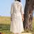 Women Floral Embroidered Pleated Thread Work Pure Cotton Kurta with Trousers