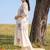 Women Floral Embroidered Pleated Thread Work Pure Cotton Kurta with Trousers