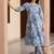 Women Floral Printed Regular  Cotton Kurta with Trousers