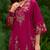 Women Floral Embroidered Panelled Sequinned Kurta with Trousers & With Dupatta