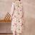 Women Floral Printed Empire  Cotton Kurta with Trousers
