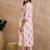 Women Floral Printed Regular Pure Cotton Kurta with Trousers