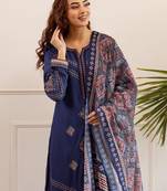 Women Ethnic Motifs Printed Kurta with Palazzos & Dupatta