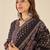 Floral Printed V-Neck Pure Cotton Straight Kurta With Trousers & Dupatta