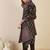 Floral Printed V-Neck Pure Cotton Straight Kurta With Trousers & Dupatta