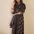 Floral Printed V-Neck Pure Cotton Straight Kurta With Trousers & Dupatta