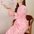 Women Floral Embroidered Cotton Kurta with Trousers