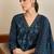 Floral Printed  Cotton Kurta With Trousers & Dupatta