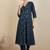 Floral Printed  Cotton Kurta With Trousers & Dupatta