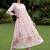 Women Floral Embroidered Empire Thread Work  Cotton Kurta with Trousers