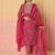 Women Ethnic Motifs Printed Regular Pure Cotton Kurta with Trousers & With Dupatta