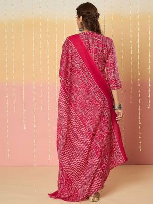 Women Ethnic Motifs Printed Regular Pure Cotton Kurta with Trousers & With Dupatta 4