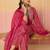 Women Ethnic Motifs Printed Regular Pure Cotton Kurta with Trousers & With Dupatta