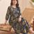 Women Floral Printed Regular Pure Cotton Kurta with Trousers