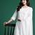Women Floral Embroidered Regular Thread Work Pure Cotton Kurta with Trousers & With Dupatta