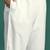 Plus Size White Embroidered Straight Kurta Trousers With Dupatta Set