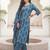 Women Ethnic Motifs Printed Regular Sequinned  Cotton Kurta with Salwar & With Dupatta
