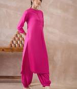 Women Regular  Cotton Kurta with Patiala