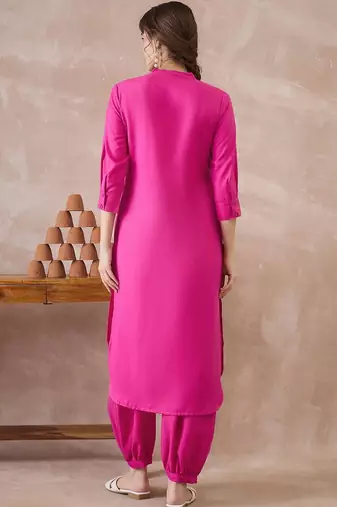 Women Regular Pure Cotton Kurta with Patiala