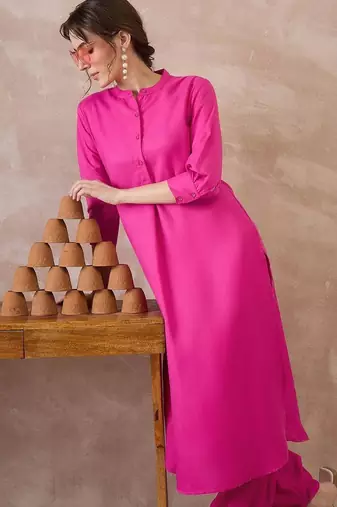 Women Regular Pure Cotton Kurta with Patiala