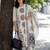 Women Ethnic Motifs Printed Regular Thread Work  Cotton Kurta with Trousers & With Dupatta