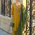 Ethnic Motifs Embroidered Regular Thread Work Straight Kurta Set