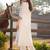 Floral Embroidered V-Neck A-Line  Cotton Kurta WIth Trousers