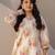 Floral Printed A Line  Cotton Kurta With Trousers