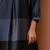 Colourblocked V-Neck A-Line Kurta With Trousers