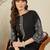 Women Ethnic Motifs Embroidered Regular Thread Work  Cotton Kurta with Trousers