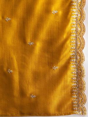 Women Ethnic Motifs Embroidered Regular Thread Work Kurta with Trousers & With Dupatta 5