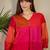Adults-Women Colourblocked A-Line Kurta with Trousers