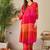 Adults-Women Colourblocked A-Line Kurta with Trousers