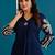 Women Embroidered Regular Thread Work  Cotton A-Line Kurta with Trousers