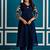 Women Embroidered Regular Thread Work  Cotton A-Line Kurta with Trousers