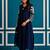 Women Embroidered Regular Thread Work  Cotton A-Line Kurta with Trousers