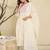 Floral Embroidered Mirror Work  Cotton A-Line Kurta With Trousers & Dupatta
