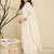 Floral Embroidered Mirror Work  Cotton A-Line Kurta With Trousers & Dupatta