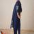 Women Floral Embroidered Regular Thread Work  Cotton Kurta with Trousers