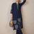 Women Floral Embroidered Regular Thread Work  Cotton Kurta with Trousers