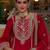 Ethnic Motifs Embroidered Panelled Kurta With Trousers & Dupatta
