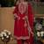 Ethnic Motifs Embroidered Panelled Kurta With Trousers & Dupatta
