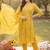 Women Floral Printed Angrakha  Cotton Kurta with Trousers & With Dupatta
