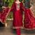 Ethnic Motifs Embroidered Round Neck Thread Work Kurta with Trousers & Dupatta