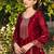 Ethnic Motifs Embroidered Round Neck Thread Work Kurta with Trousers & Dupatta