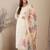 Women Floral Embroidered Regular Mirror Work Chanderi Silk Kurta with Trousers & With Dupatta
