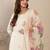 Women Floral Embroidered Regular Mirror Work Chanderi Silk Kurta with Trousers & With Dupatta