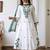 Women Floral Embroidered Empire Thread Work Pure Cotton Kurta with Trousers & With Dupatta