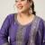 Plus Size Ethnic Motifs Embroidered Regular Kurta with Trousers & With Dupatta
